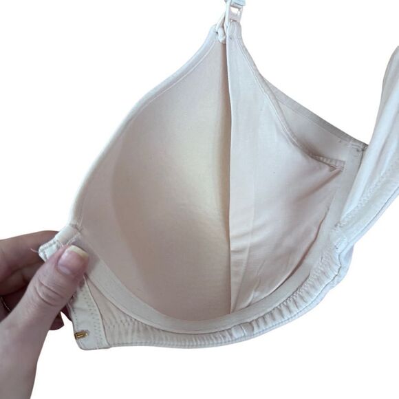 ThirdLove- Classic Wireless Front Closure Nursing Bra Light Pink, Size 36E - Picture 8 of 11